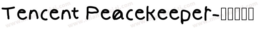 Tencent Peacekeeper字体转换